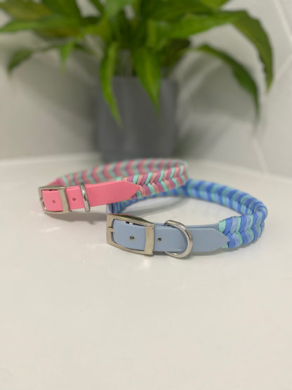 Chevron Paracord Pet Collar