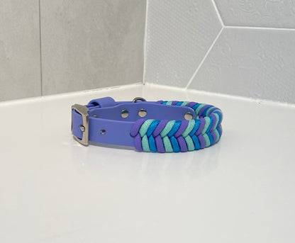 "Blue Orchid" Chevron Collar Limited Edition