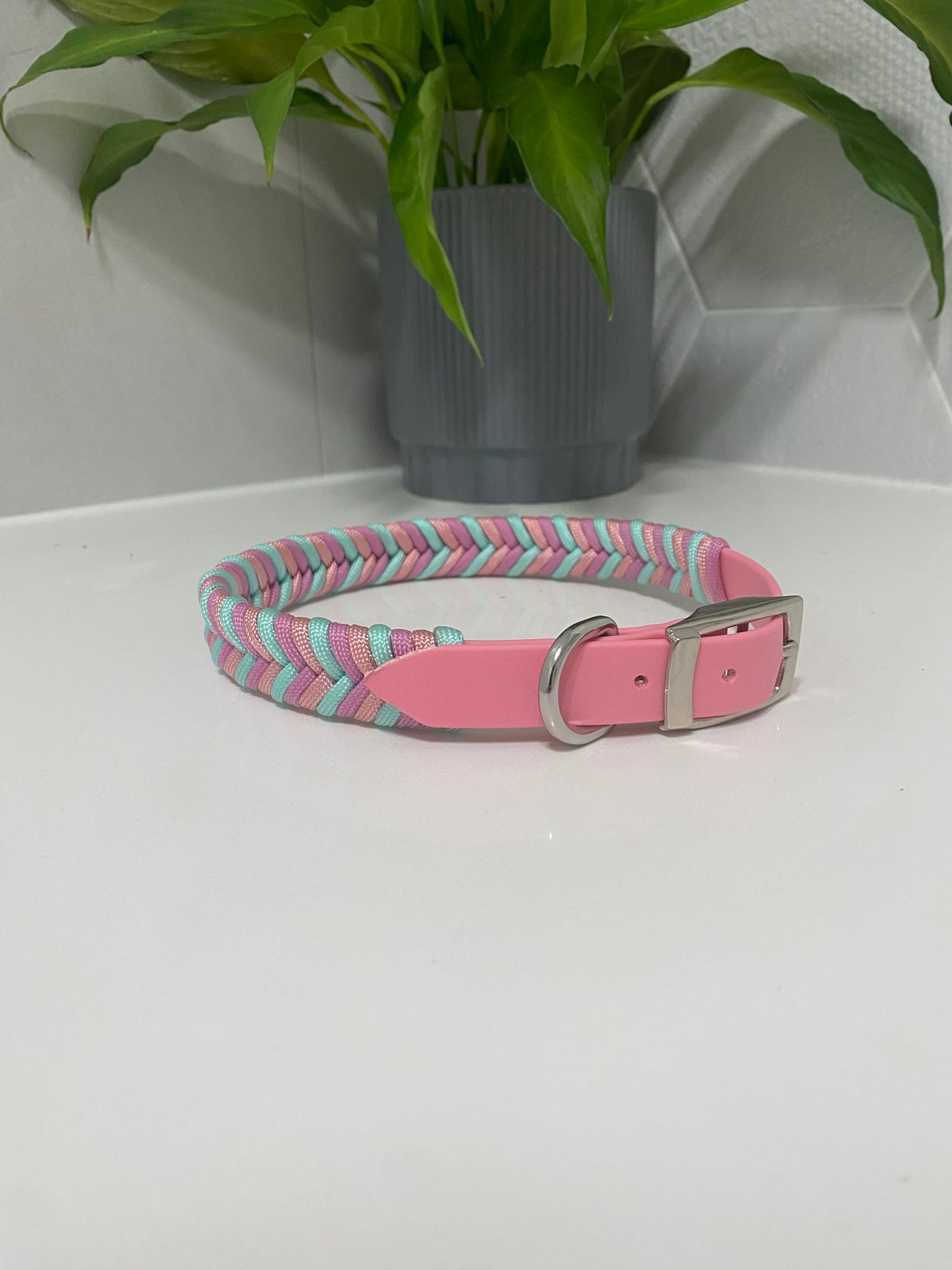 Chevron Paracord Pet Collar